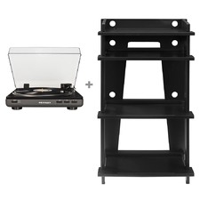 Grey Auto T400 Turntable & Soho Stand Set