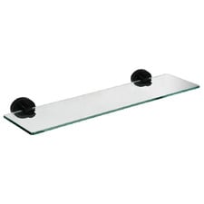 Loui Stainless Steel & Glass Bathroom Shelf