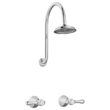 Augustine Round Gooseneck Shower Tap Set