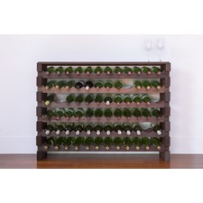 72 Bottle Wood Wine Rack