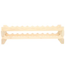 2 Layers of 10 Bottles Wine Rack