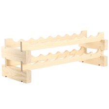 2 Layers of 8 Bottles Wine Rack
