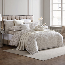 Stone Imperial Velvet Quilt Cover Set