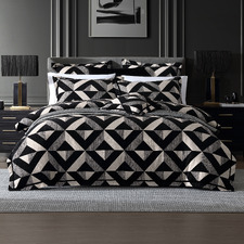 Excalibur Chenille Jacquard Quilt Cover Set