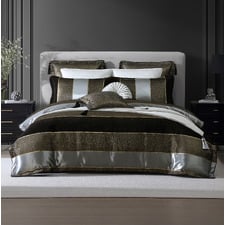 Sovereign Yarn-Dyed Lurex Jacquard Quilt Cover Set