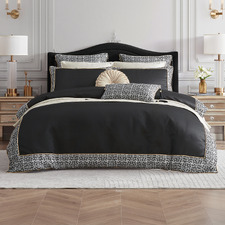 Tywin Yarn-Dyed Lurex Jacquard Quilt Cover Set