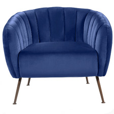 Asha Velvet Accent Chair