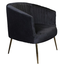 Karina Velvet Accent Chair