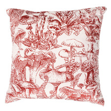 Red Charlotte Velvet Cushion