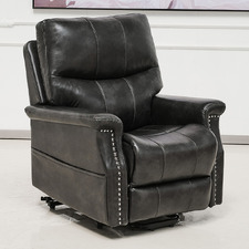 Caleb Faux Leather Electric Recliner Chair