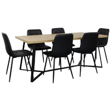 6 Seater Embry & Caleb Dining Table & Chair Set