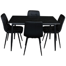 4 Seater Caleb Dining Table & Chair Set