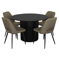 4 Seater Richdale Ash Wood Dining Table & Chair Set