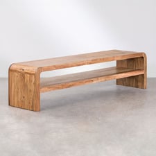 180cm Mandolin Mango Wood Entertainment Unit