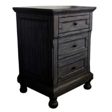 Amadis Mindi Wood Bedside Table