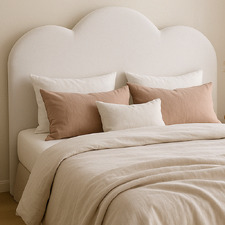 Hester Cloud-Shaped Upholstered Bedhead