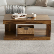 Melody Rectangular Sheesham Wood Coffee Table