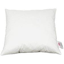 White Square Feather Cushion Insert