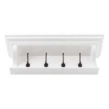 Luxe 4 Hook Coat Rack
