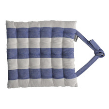 Stripy Al Fresco Cotton Chair Pad