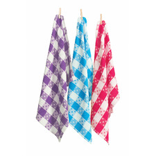 3 Piece Polka Dots Tea Towel Set