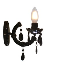 Marie Therese Wall Light 1 Arm Black