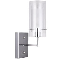 Abbey Chrome Metal Wall Light