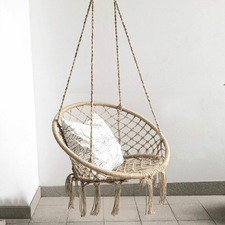 Natural Madrid Rope Hanging Chair