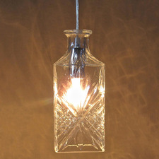 Whisky Decanter Glass Pendant Light