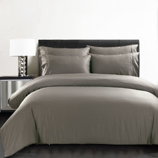 Charcoal Fellini Quilt Cover Set