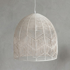 Amalfi Rattan Lace Pendant Light