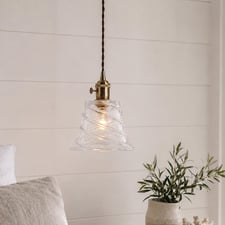 Gold Vintage-Style Belle Pendant Light
