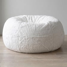 100cm Cloud Faux Fur Beanbag Cover