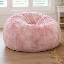 100cm Cloud Faux Fur Beanbag Cover