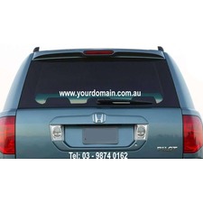 Personalised Window Sticker for Car