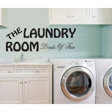 Loads of Fun in Your Laundry Room Wall Decal