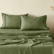 Solid French Flax Linen Sheet Set