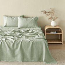 Solid French Flax Linen Sheet Set