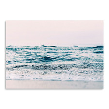 Ocean Wave Blush Printed Wall Art