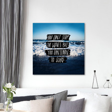 Learn to Surf Printed Wall Art