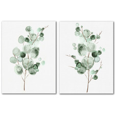 Tender Sprout Canvas Wall Art Diptych by PI Creative Art