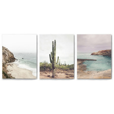 Natural Photography Canvas Wall Art Triptych by Sisi & Seb