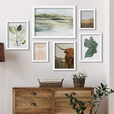 6 Piece Only for a Moment Coastal Gallery Wall Art Set
