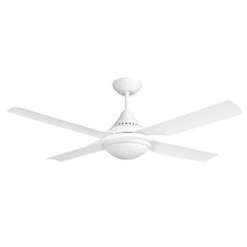 White Imperial Ceiling Fan with LED
