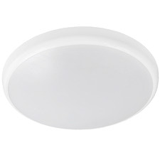 Conrad White Tri-Coloured LED Oyster Light