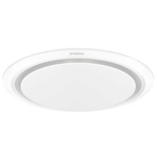 White Saturn Round Exhaust Fan with Light