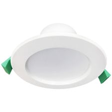 Tradetec White Niko 90mm Cut Out LED Tri-Colour Recessed Downlight
