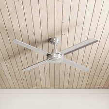 Silver Precision 316 Stainless Steel Ceiling Fan
