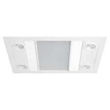 Linux DC White 1000W 3-in-1 Bathroom Heater Exhaust Fan with LED Light