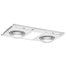 Profile Panel DC White 12W 3-in-1 Bathroom Heater Exhaust Fan with Light